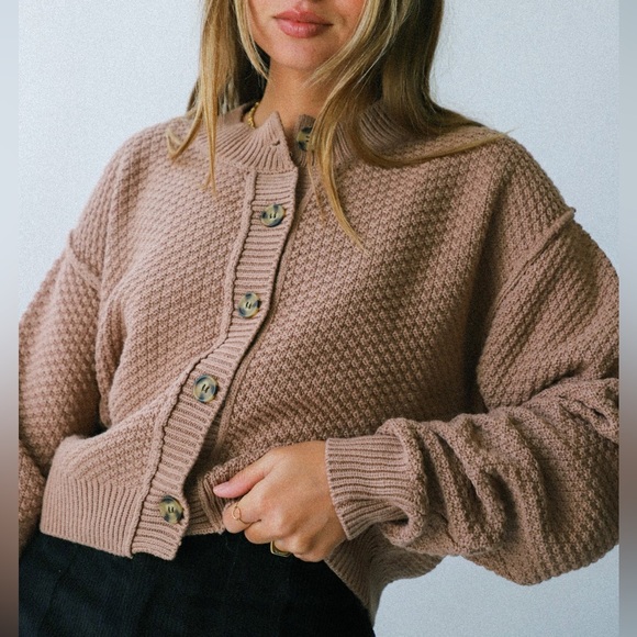 NWT FP Lila crop cardigan - Picture 2 of 5